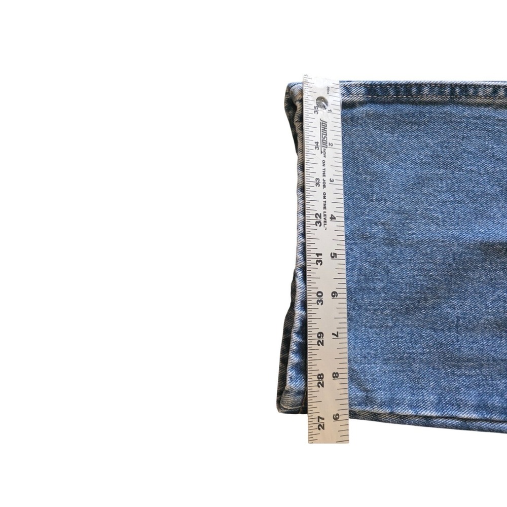 Wrangler Rugged Wear Mens Jeans 44x30 Blue Denim Relaxed Fit Straight Leg - Picture 8 of 9